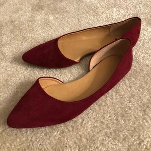 Cute Burgundy Flats